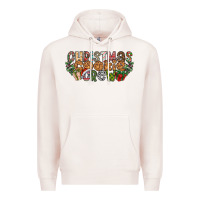 Pale Pink christmas cookie crew Premium Hoodie - CowhideDigitalArt