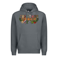 Rock christmas cookie crew Premium Hoodie - CowhideDigitalArt
