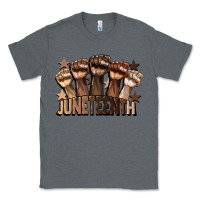 Charcoal Heather melanin juneteenth Classic Tee - CowGirlArtShop