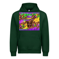 Forest Green highland cow mardi gras tumbler Urban Hoodie - JahusDesignShop