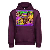 Mauve Wine highland cow mardi gras tumbler Urban Hoodie - JahusDesignShop