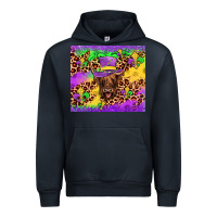 Navy highland cow mardi gras tumbler Urban Hoodie - JahusDesignShop