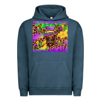 Pigment Midnight Navy highland cow mardi gras tumbler Urban Hoodie - JahusDesignShop
