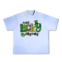 Grape Ice One lucky mom St. Patrick's Urban Heavy Tee - OliviaCreatesArt