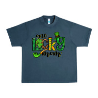 Midnight Navy One lucky mom St. Patrick's Urban Heavy Tee - OliviaCreatesArt