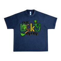 Navy One lucky mom St. Patrick's Urban Heavy Tee - OliviaCreatesArt
