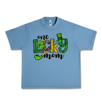 Pebble Blue One lucky mom St. Patrick's Urban Heavy Tee - OliviaCreatesArt