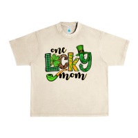 Sandshell One lucky mom St. Patrick's Urban Heavy Tee - OliviaCreatesArt