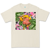 Bone flamingo with leopard Premium Tee - TumblerDesignByShophia