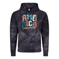 Cloud Black America with lightning bolt 4th of july Vintage Hoodie - FaDigitalArtStudio