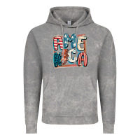 Cloud Rock America with lightning bolt 4th of july Vintage Hoodie - FaDigitalArtStudio