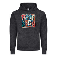 Vintage Black America with lightning bolt 4th of july Vintage Hoodie - FaDigitalArtStudio