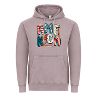 Vintage Zinc America with lightning bolt 4th of july Vintage Hoodie - FaDigitalArtStudio