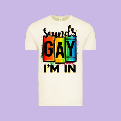 Sounds Gay I'm In Vintage Tee Designed By Oliviacreatesart