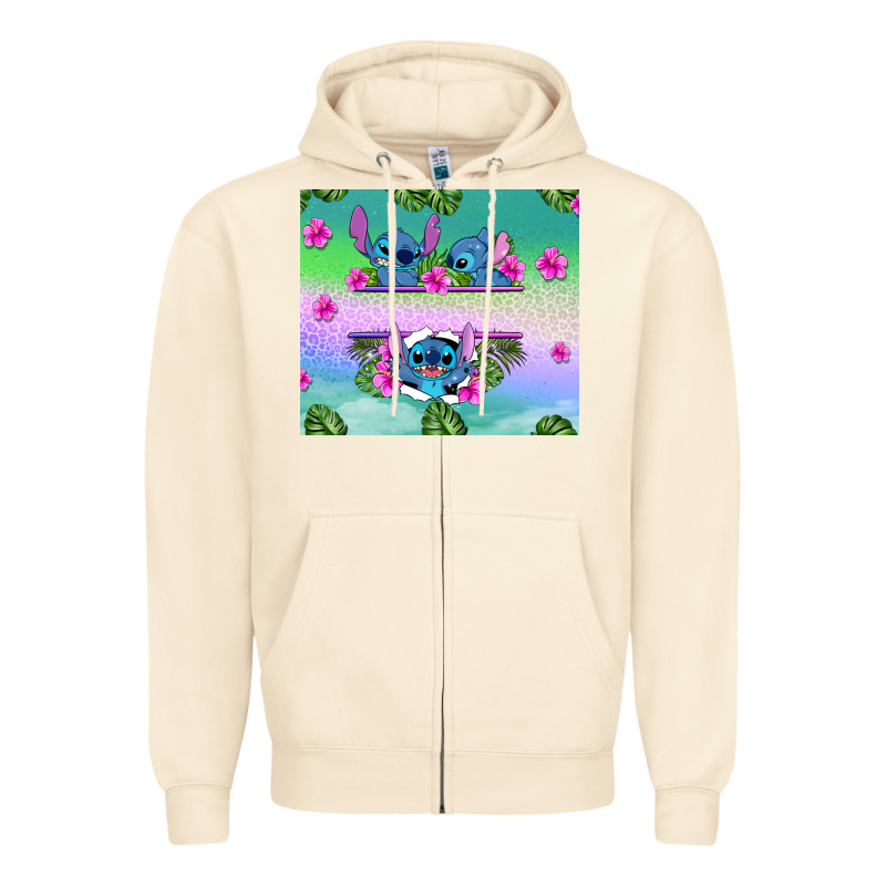 Custom Name Stitch Zipper Hoodie by AdoDesignShop | Teevron