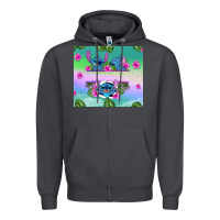 Smoke custom name stitch Zipper Hoodie - AdoDesignShop