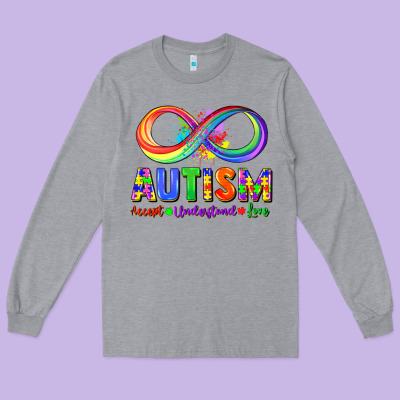 Autism Accept Understand Love Long Sleeve Tee Designed By Fadigitalartstudio