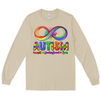 Mushroom Autism accept understand love Long Sleeve Tee - FaDigitalArtStudio