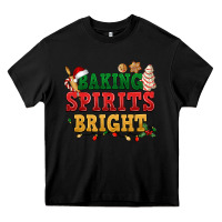 Black Baking spirits bright Heavy Core Tee - NancyCooperArtShop