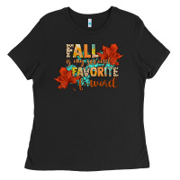 Black fall is my second favorite f word Ladies Tee - CowGirlArtShop