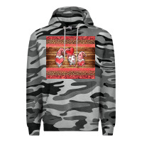 Slate Camo valentines day gnomes leopard Premium Hoodie - Jasminsmagicworld