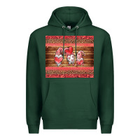 Sports Green valentines day gnomes leopard Premium Hoodie - Jasminsmagicworld