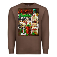Chestnut christmas cocktail martini  air freshener Premium Sweatshirt - AdoDesignShop