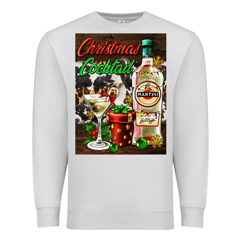 Christmas Cocktail Martini  Air Freshener Premium Sweatshirt by AdoDesignShop | Teevron