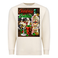 Sandshell christmas cocktail martini  air freshener Premium Sweatshirt - AdoDesignShop