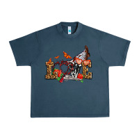 Midnight Navy western love for cowgirls olivia Urban Heavy Tee - OliviaCreatesArt