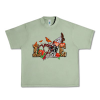 Oil Green western love for cowgirls olivia Urban Heavy Tee - OliviaCreatesArt