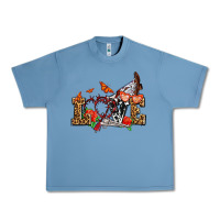 Pebble Blue western love for cowgirls olivia Urban Heavy Tee - OliviaCreatesArt
