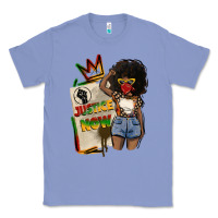 Colony Blue juneteenth justice now Classic Tee - CowGirlArtShop