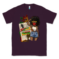Plum juneteenth justice now Classic Tee - CowGirlArtShop