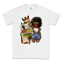 White juneteenth justice now Classic Tee - CowGirlArtShop