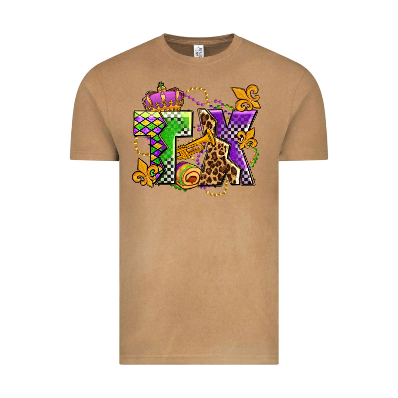 Texas Mardi Gras Olivia Vintage Tee by OliviaCreatesArt | Teevron