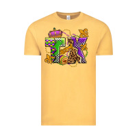 Vintage Mustard texas mardi gras olivia Vintage Tee - OliviaCreatesArt
