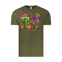Vintage Olive texas mardi gras olivia Vintage Tee - OliviaCreatesArt
