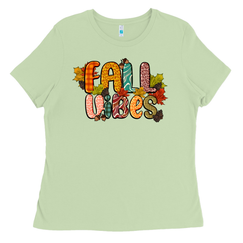 Fall Vibes Ladies Tee by CowGirlArtShop | Teevron