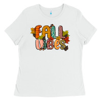 White fall vibes Ladies Tee - CowGirlArtShop
