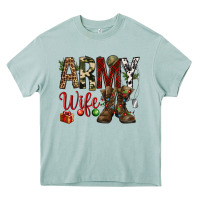 Arona Christmas Army wife Heavy Core Tee - NancyCooperArtShop