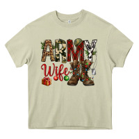 Mossy Christmas Army wife Heavy Core Tee - NancyCooperArtShop