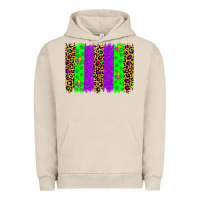 Pigment French Oak mardi gras brush stoke Urban Hoodie - JahusDesignShop