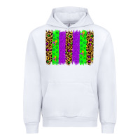 White mardi gras brush stoke Urban Hoodie - JahusDesignShop