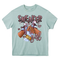 Arona sky j mauve sneaker girl afro woman Heavy Core Tee - RanaPortraitStore