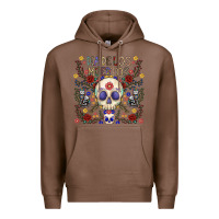Chestnut dia de los muertos Premium Hoodie - CowhideDigitalArt