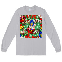 Moon Dust christmas coffee cups bell and candy cane with leopard and plaid Long Sleeve Tee - BundleAndBundleShop