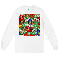 White christmas coffee cups bell and candy cane with leopard and plaid Long Sleeve Tee - BundleAndBundleShop