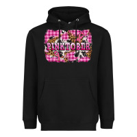 Black pinktober with cancer ribbon Heavyweight Hoodie - AdoDesignShop