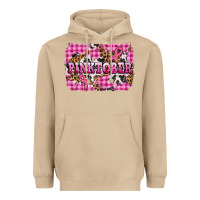 Mushroom pinktober with cancer ribbon Heavyweight Hoodie - AdoDesignShop